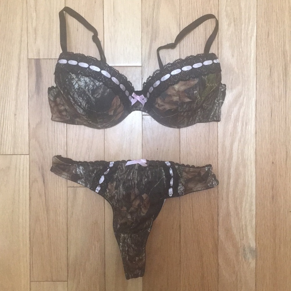 Camouflage Lingerie Set